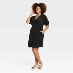 Women's Balloon Short Sleeve Mini Wrap Dress - A New Day™ 6 Women's Balloon Short Sleeve Mini Wrap Dress - A New Day™ -A New Day GUEST 078c12c6 2120 4ef9 9000 1e27c0786fe0