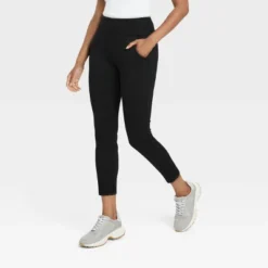 Women's High Waisted Ponte Ankle Leggings With Pockets - A New Day™ -A New Day GUEST 16612929 60a7 49ee af62 833a87ad9f3e
