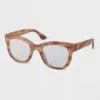 Women's Cateye Blue Light Filtering Glasses - A New Day™ Tan