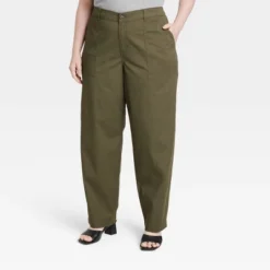 Women's High-Rise Slim Regular Fit Full Pants - A New Day™ -A New Day GUEST 2ce005ef 48d1 4e80 bc9d 417904eab6f3