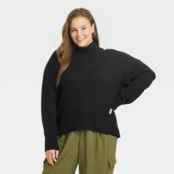 Women's Mock Turtleneck Pullover Sweater - A New Day™ -A New Day GUEST 2f74cd92 9dd7 4fcf b1a5 38e9832a6552