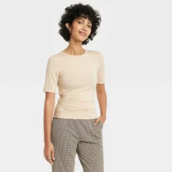 Women's Elbow Sleeve Slim Fit Crew Neck T-Shirt - A New Day™ -A New Day GUEST 3cb28267 7fd0 4282 88e1 a1b72681be7b