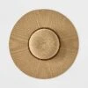 Wide Brim Straw With Beads Floppy Hat - A New Day™