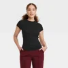 Women's Short Sleeve Ribbed 2pk Bundle T-Shirt - A New Day™