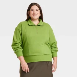 Women's Quarter Zip Sweatshirt - A New Day™ -A New Day GUEST 41d700ee 7b0e 42fa b015 76bf0caf558c