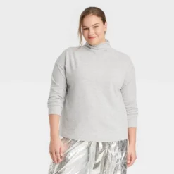 Women's Long Sleeve Mock Turtleneck T-Shirt - A New Day™ -A New Day GUEST 52e1d91a b564 41d6 b105 5bc6771c7e40