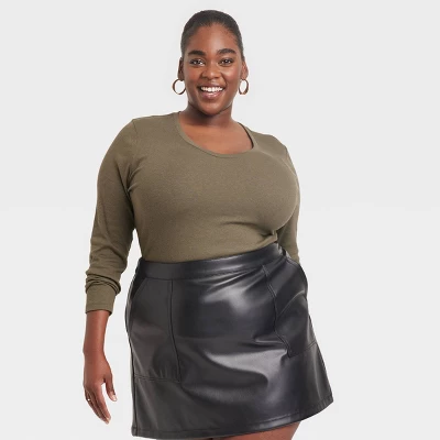 Women's Long Sleeve V-Neck T-Shirt - A New Day™ 8 Women's Long Sleeve V-Neck T-Shirt - A New Day™ - Image 8