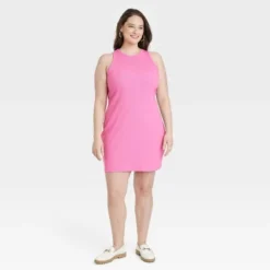 Women's Rib Racer Shift Dress - A New Day™ -A New Day GUEST 54e4e334 038b 40a4 9228 b46ada5ffa0a