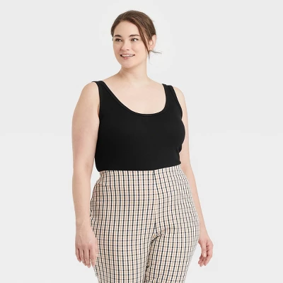 Women's Double-Scoop Bodysuit - A New Day™ 3 Women's Double-Scoop Bodysuit - A New Day™ - Image 3