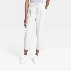 Women's High-Rise Tapered Fluid Ankle Pull-On Pants - A New Day™ Gray -A New Day GUEST 61672e6e ef58 42d0 ba11 32f662922c70