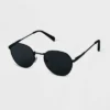 Women's Metal Round Sunglasses - A New Day™
