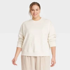 Women's Jeweled Pullover Sweatshirt - A New Day™ 15 Women's Jeweled Pullover Sweatshirt - A New Day™ -A New Day GUEST 797cd6d6 17d1 4537 a354 246c711d7642
