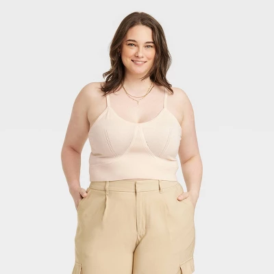 Women's V-Neck Bralette Sweater - A New Day™ 5 Women's V-Neck Bralette Sweater - A New Day™ - Image 5