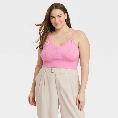 Women's V-Neck Bralette Sweater - A New Day™ 8 Women's V-Neck Bralette Sweater - A New Day™ - Image 8