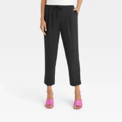 Women's High-Rise Tapered Fluid Ankle Pull-On Pants - A New Day™ -A New Day GUEST a5edc159 a687 41cf a9e1 5bb129c0cd5d