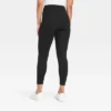 Women's Crossover V-Waistband Leggings - A New Day™ Black