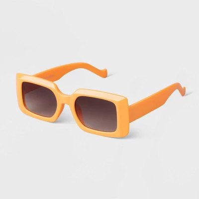 Women's Plastic Rectangle Sunglasses - A New Day™ 1 Women's Plastic Rectangle Sunglasses - A New Day™