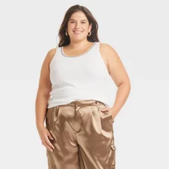 Women's Jeweled Neckline Tank Top - A New Day™ -A New Day GUEST d208d2a6 d50b 4919 9b69 bf67650a60ad