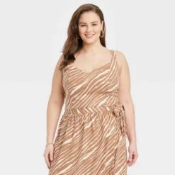 Women's Linen Slim Fit Tank Top - A New Day -A New Day GUEST d734265e 1c31 49f4 b0a0 253f905c6447