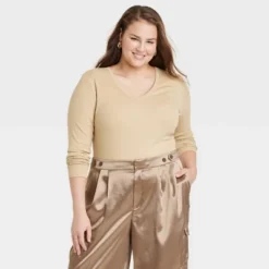 Women's Long Sleeve V-Neck T-Shirt - A New Day™ 12 Women's Long Sleeve V-Neck T-Shirt - A New Day™ -A New Day GUEST e65fd31e eae5 4de7 95aa 2995a9772efd