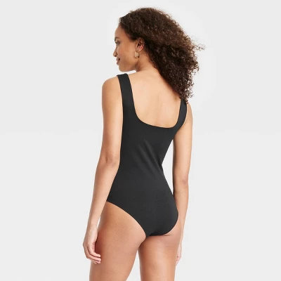 Women's Square Neck Sleeveless Bodysuit - A New Day™ 1 Women's Square Neck Sleeveless Bodysuit - A New Day™